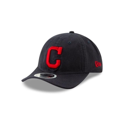 Cleveland Indians Gorra | New Era MLB Packable Visor 9twenty Adjustable Cap Mexico - Azules